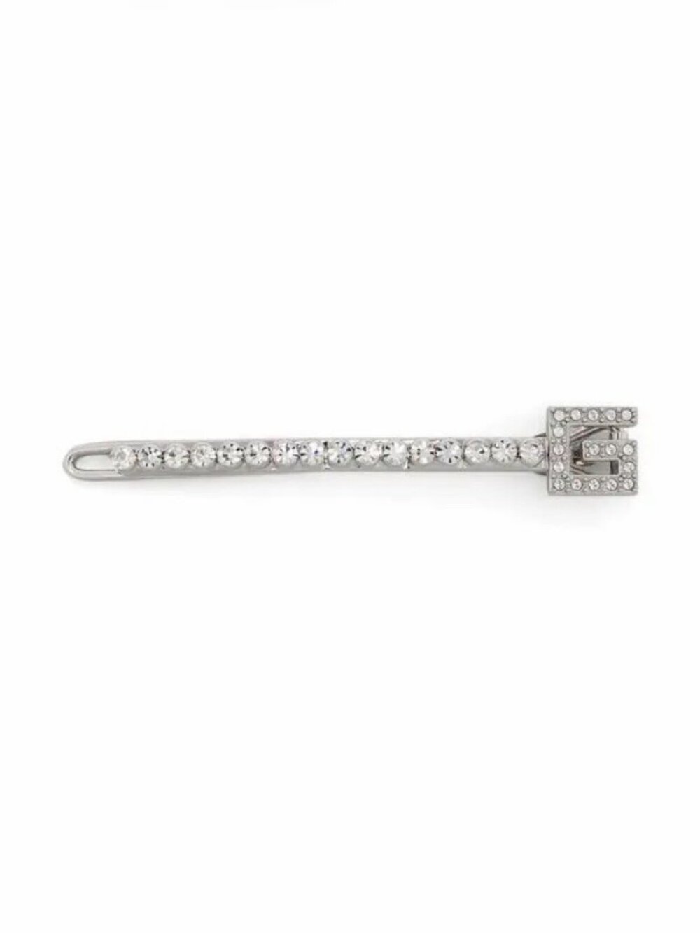 NEW GUCCI Crystal-Embellished Hair Clip G Square G 100% Authentic